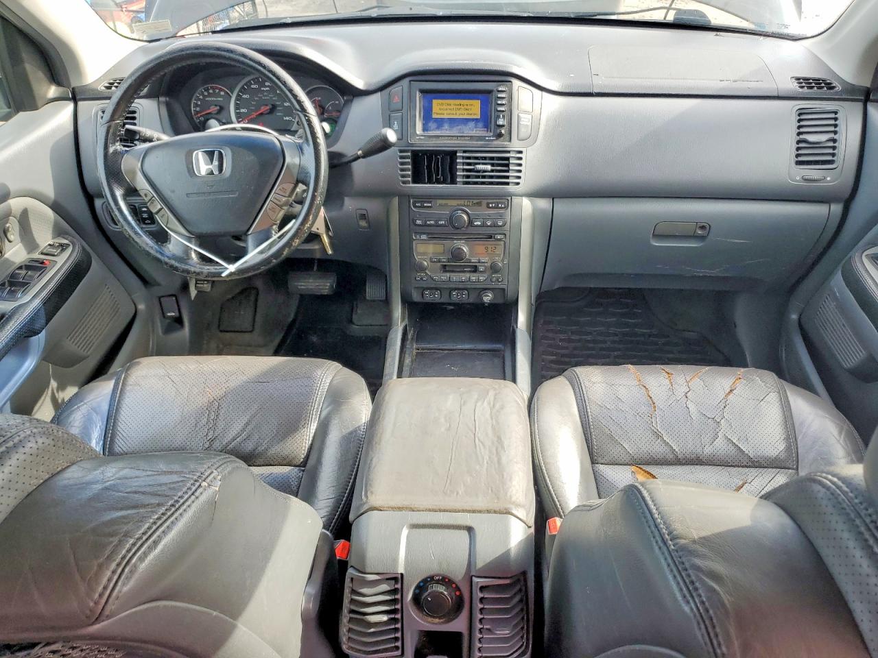 2005 Honda Pilot Exl Black vin: 2HKYF18795H545388