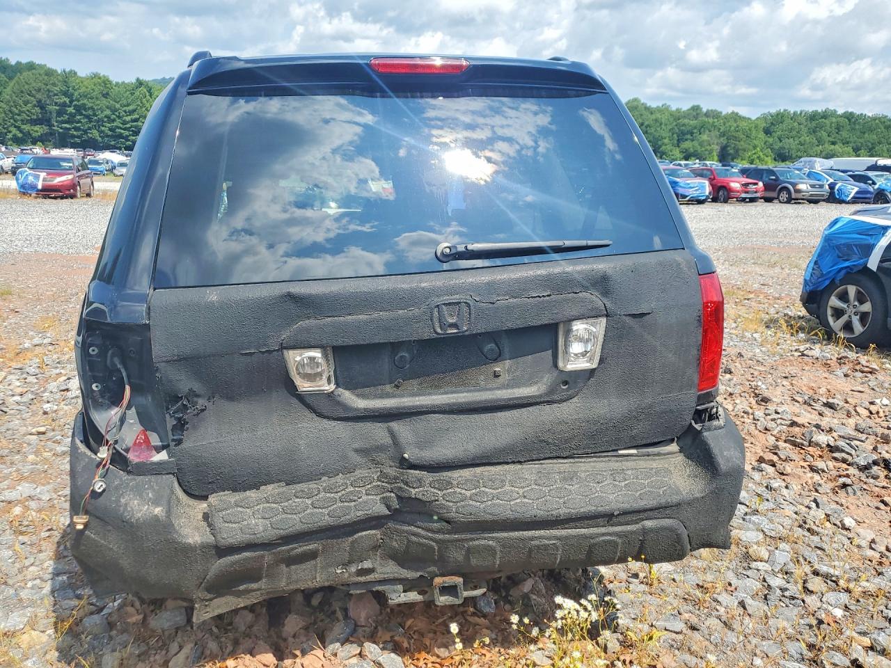 2005 Honda Pilot Exl Black vin: 2HKYF18795H545472