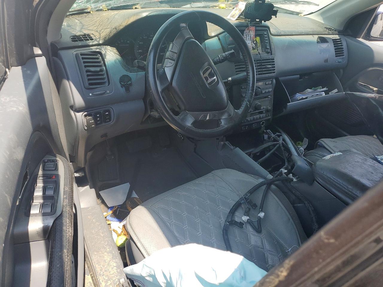 2005 Honda Pilot Exl Black vin: 2HKYF18795H545472