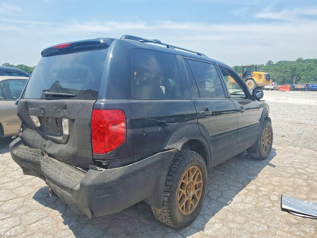 2005 Honda Pilot Exl Black vin: 2HKYF18795H545472