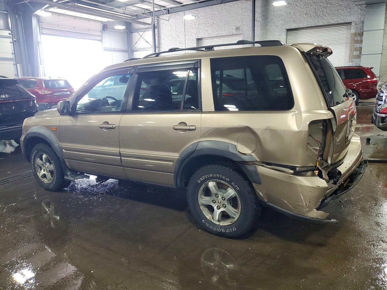 2007 Honda Pilot Exl Tan vin: 2HKYF187X7H522849
