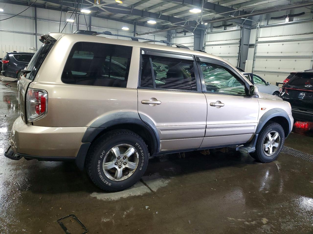 2007 Honda Pilot Exl Tan vin: 2HKYF187X7H522849