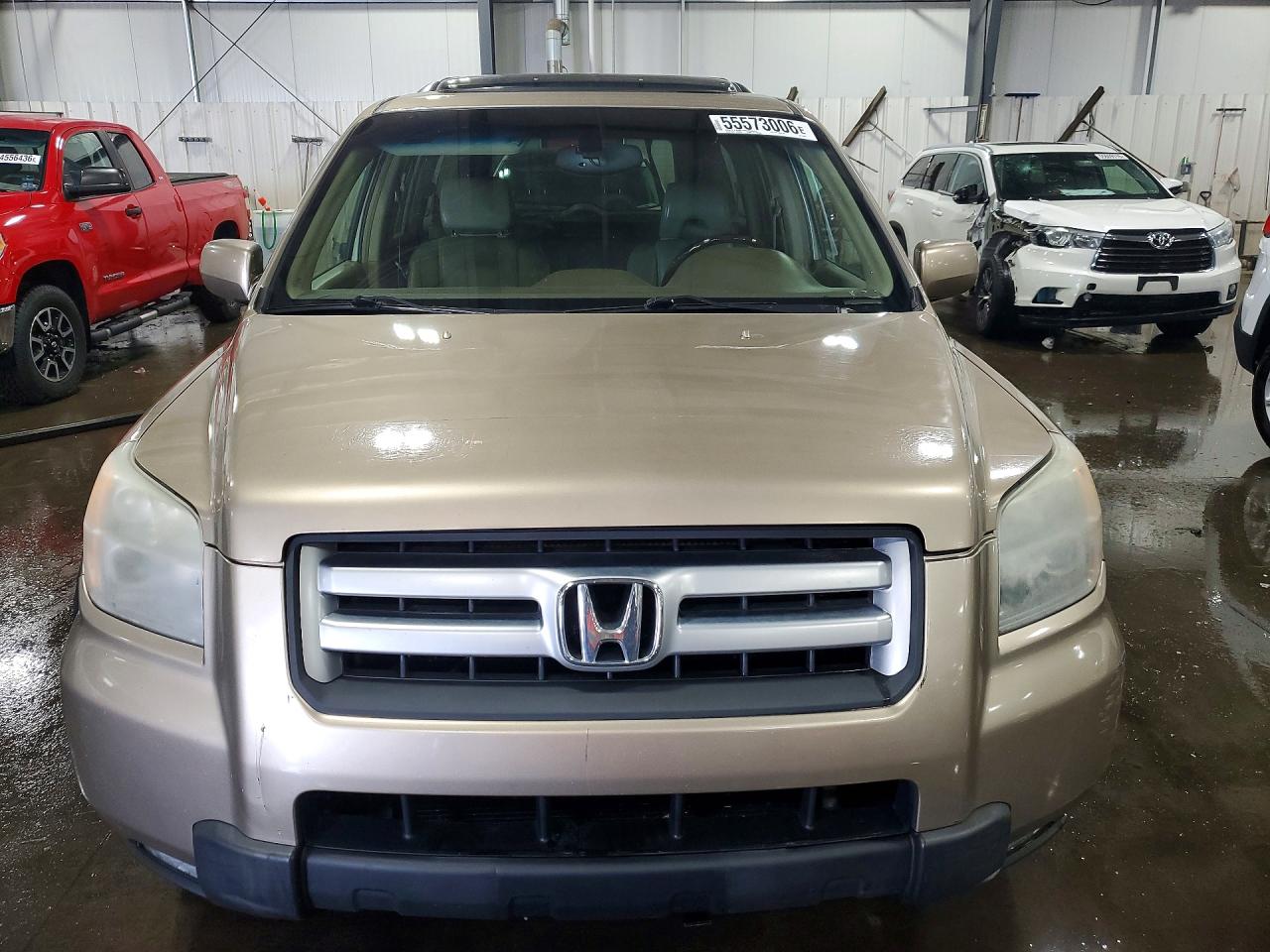 2007 Honda Pilot Exl Tan vin: 2HKYF187X7H522849