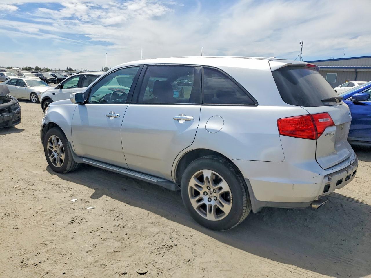 2007 Acura Mdx Technology Silver vin: 2HNYD284X7H537419