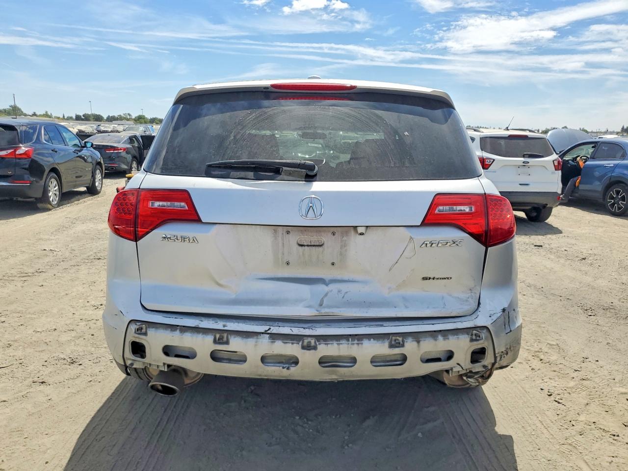 2007 Acura Mdx Technology Silver vin: 2HNYD284X7H537419