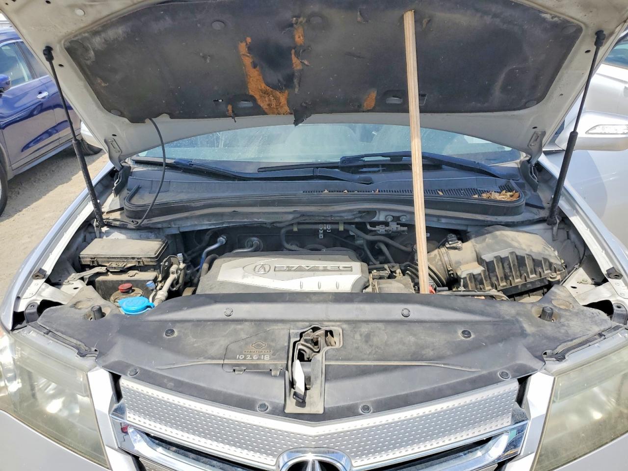 2007 Acura Mdx Technology Silver vin: 2HNYD284X7H537419