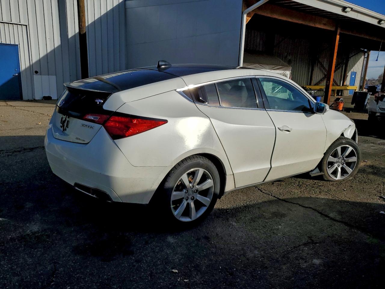 2010 Acura Zdx White vin: 2HNYB1H29AH502232