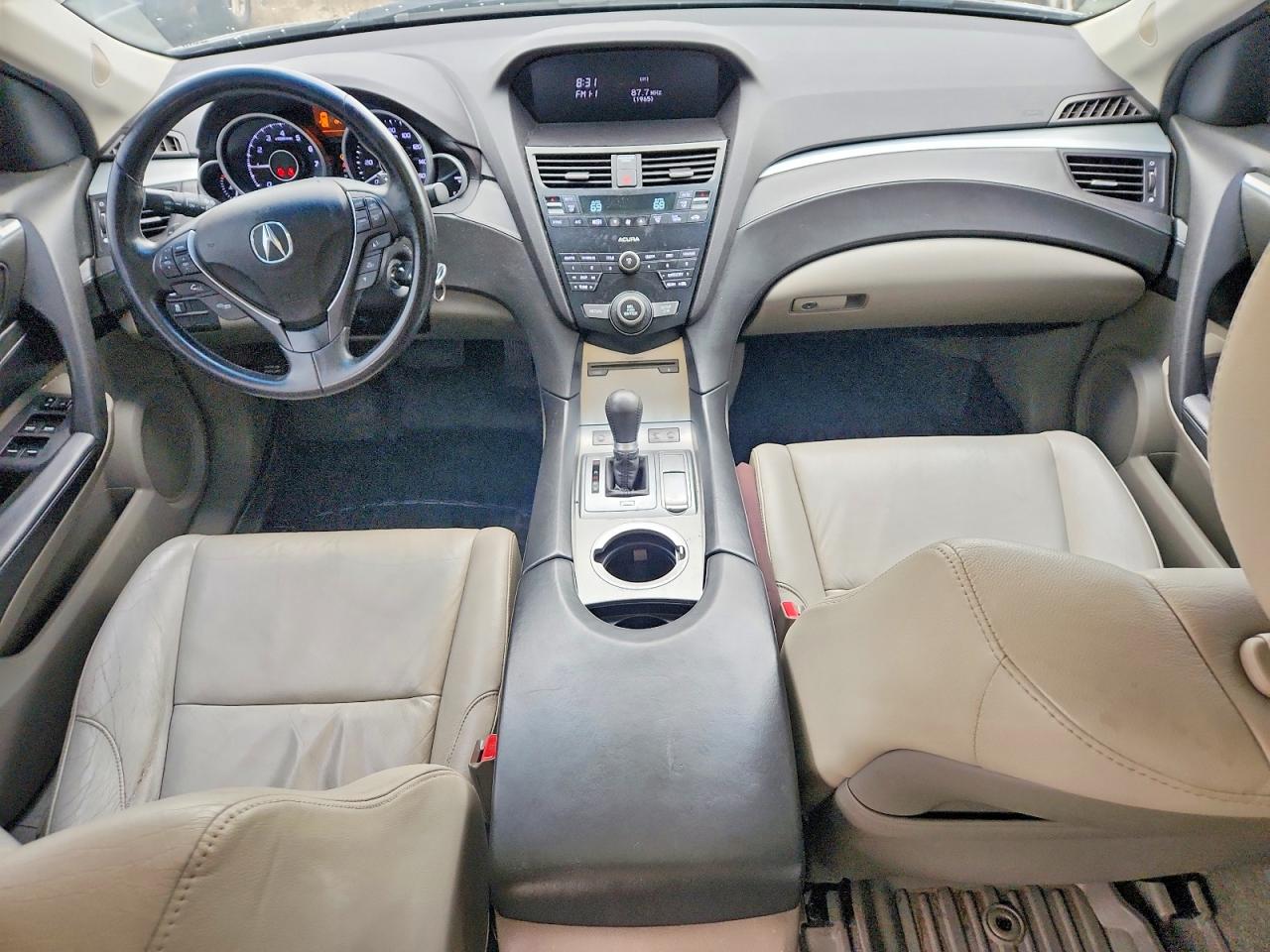 2010 Acura Zdx Gray vin: 2HNYB1H2XAH501638