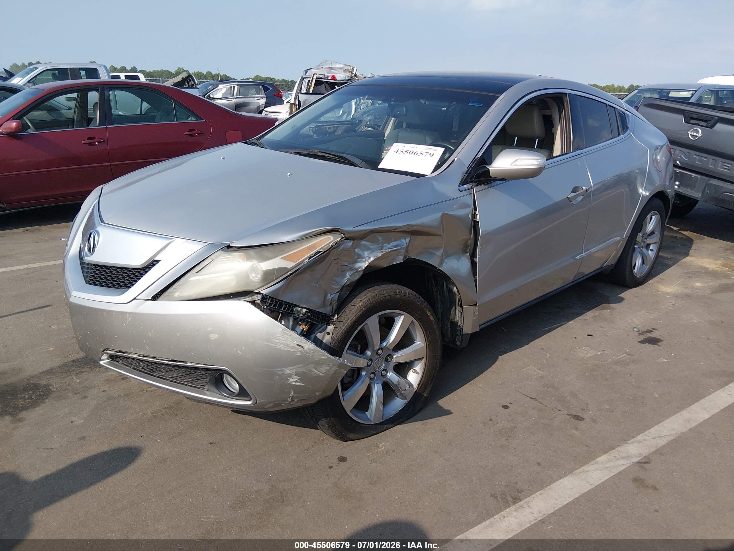 2010 Acura Zdx   Silver vin: 2HNYB1H40AH503044