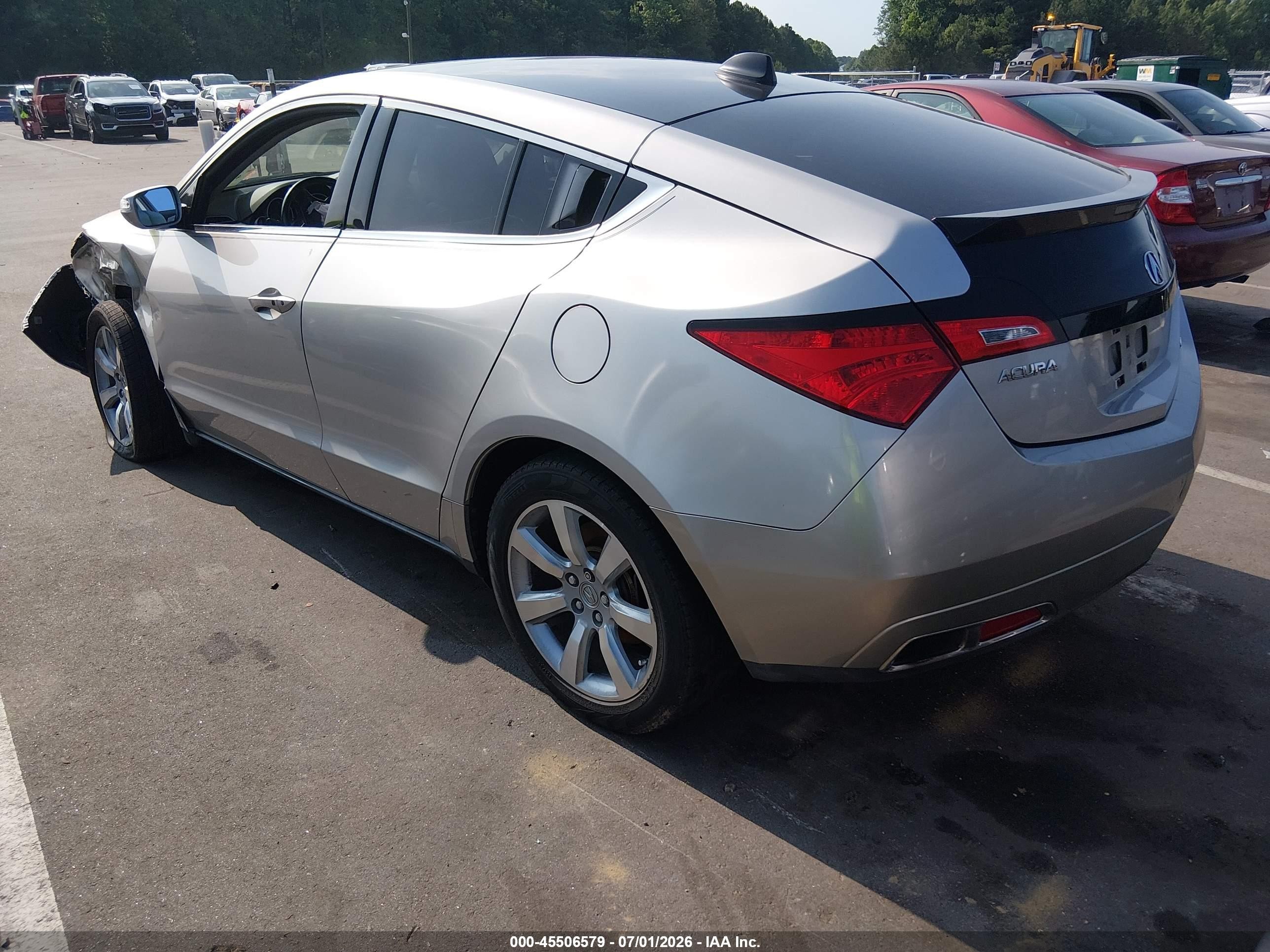 2010 Acura Zdx   Silver vin: 2HNYB1H40AH503044