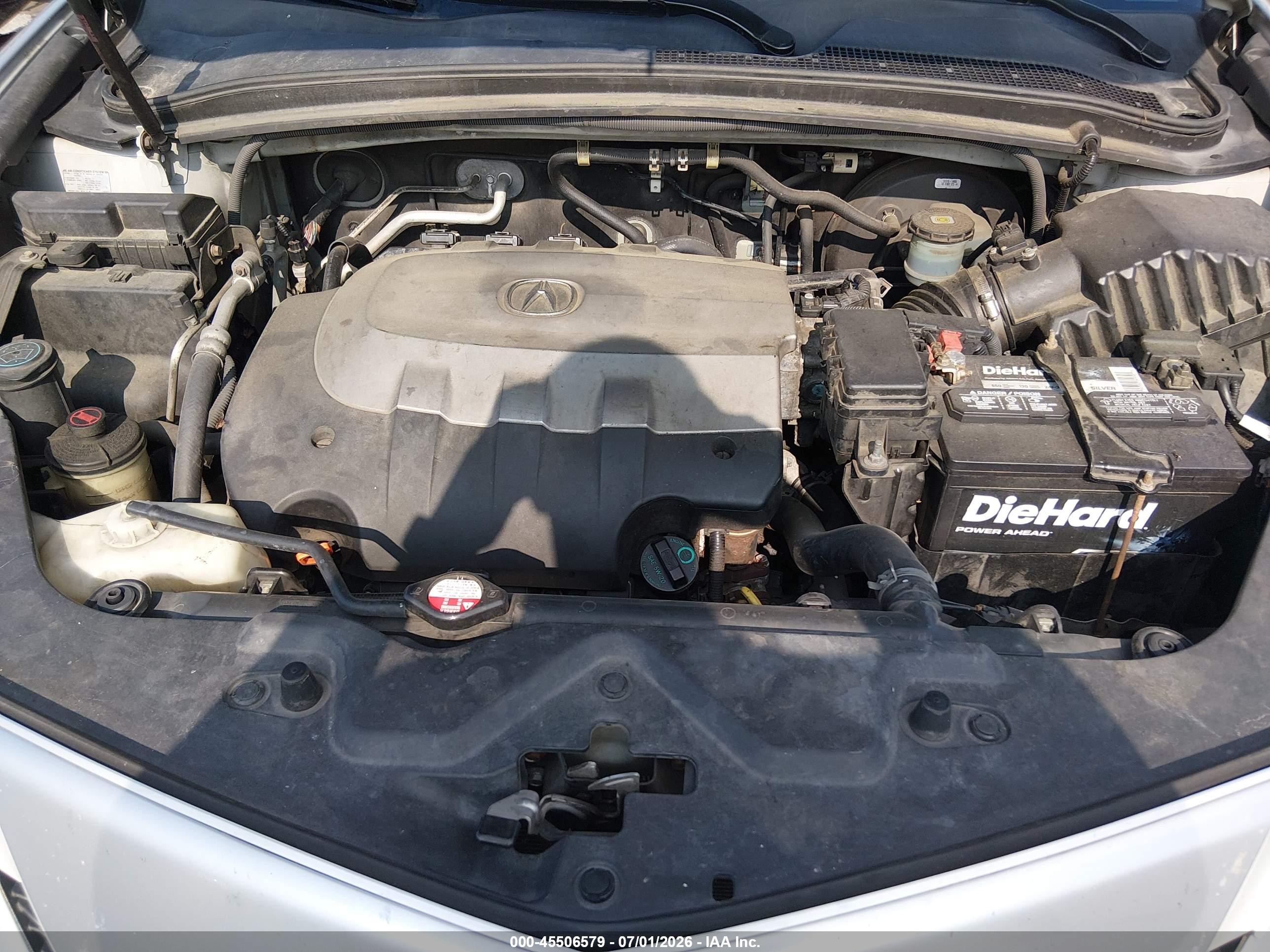 2010 Acura Zdx   Silver vin: 2HNYB1H40AH503044