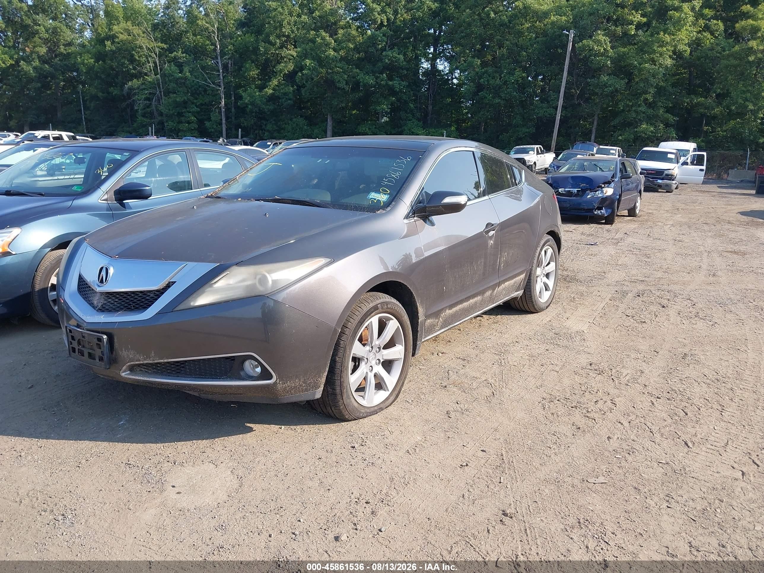 2010 Acura Zdx   Gray vin: 2HNYB1H40AH503612