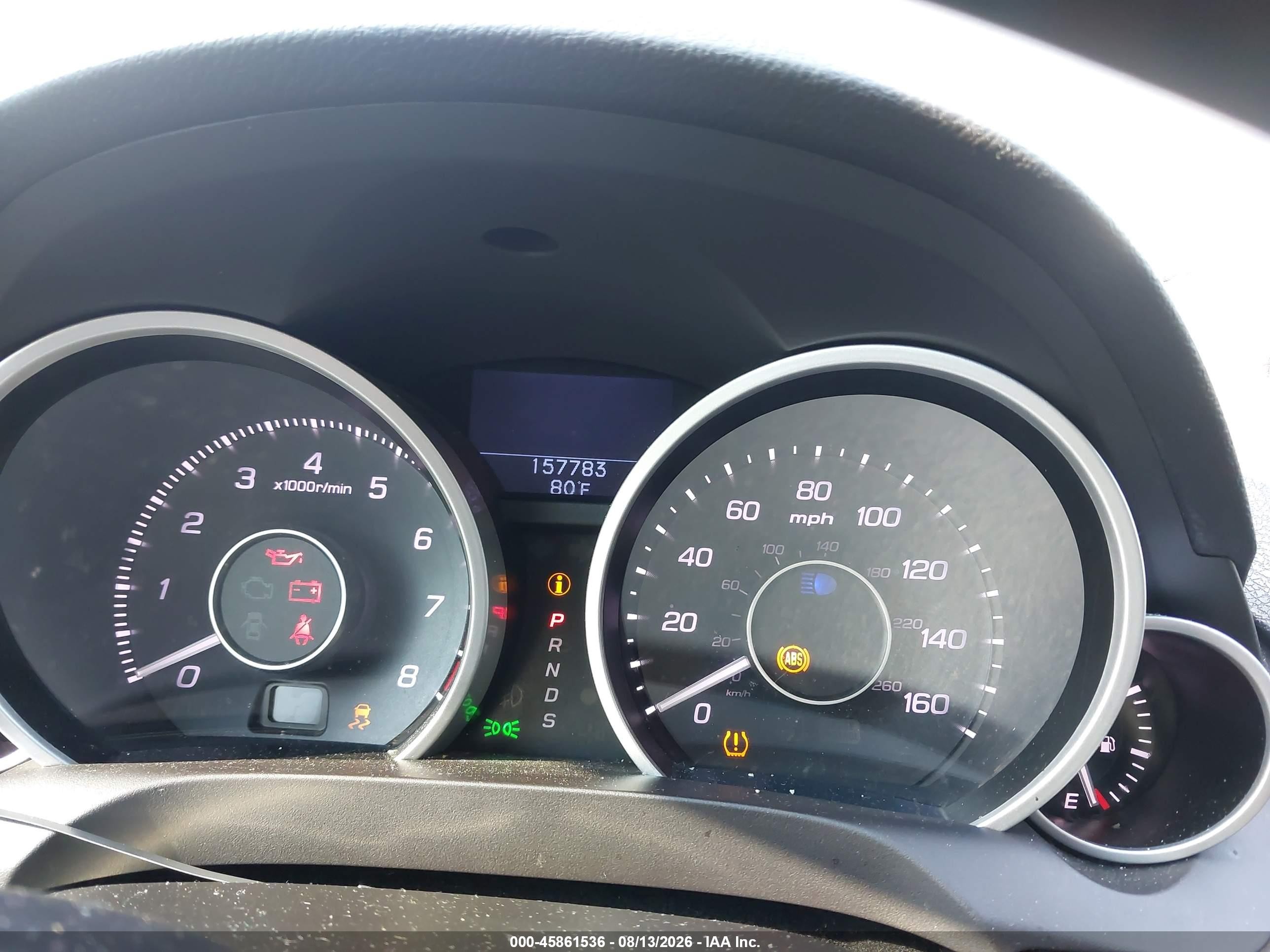 2010 Acura Zdx   Gray vin: 2HNYB1H40AH503612