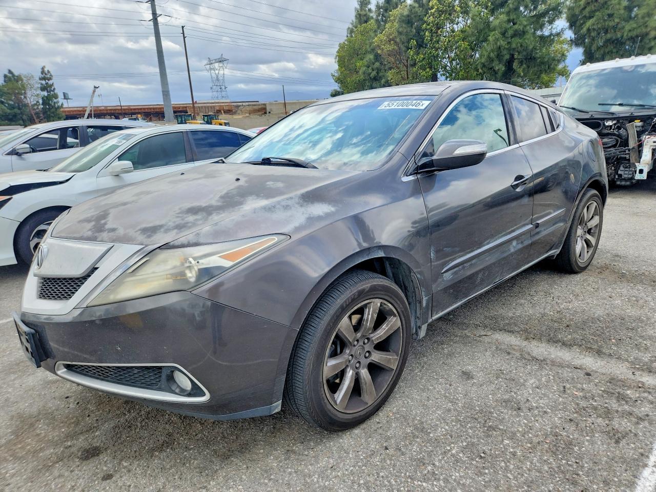 2012 Acura Zdx Technology Gray vin: 2HNYB1H40CH500664
