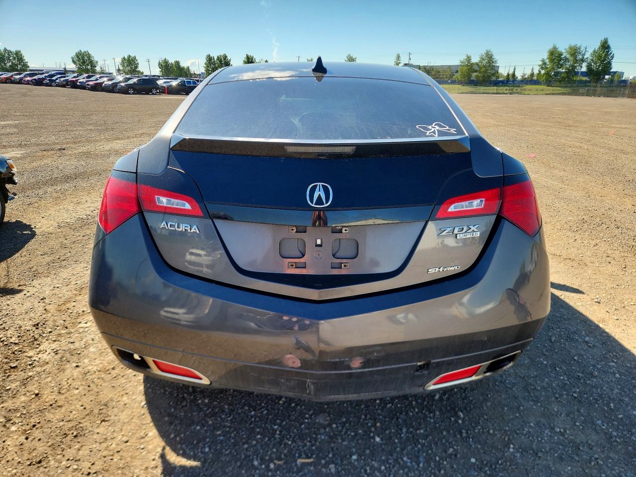 2011 Acura Zdx Technology Gray vin: 2HNYB1H45BH000031