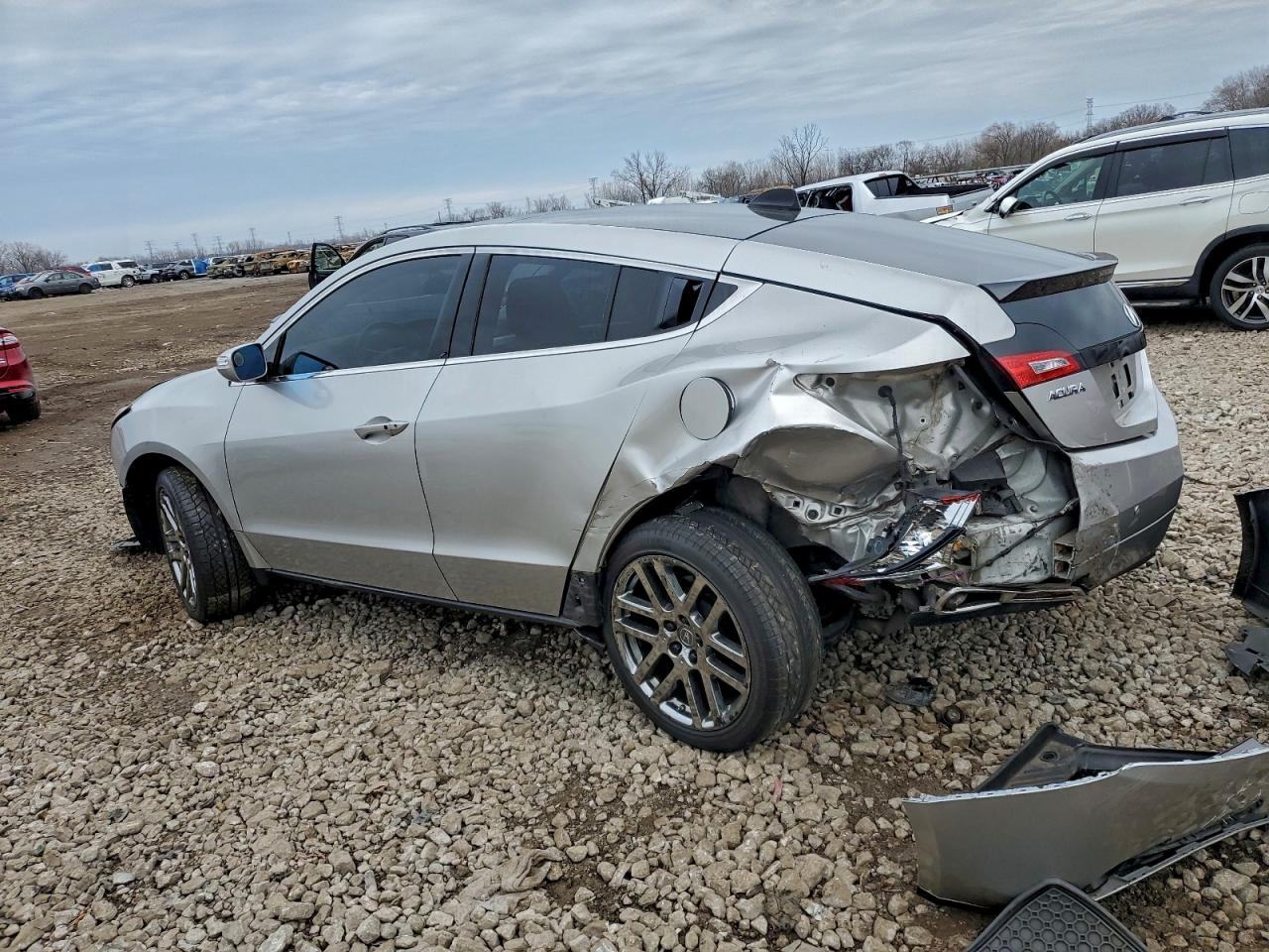 2011 Acura Zdx Technology Silver vin: 2HNYB1H45BH500058