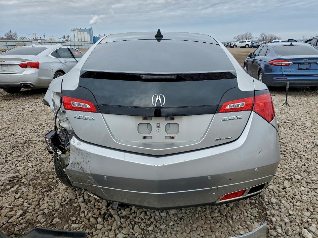 2011 Acura Zdx Technology Silver vin: 2HNYB1H45BH500058