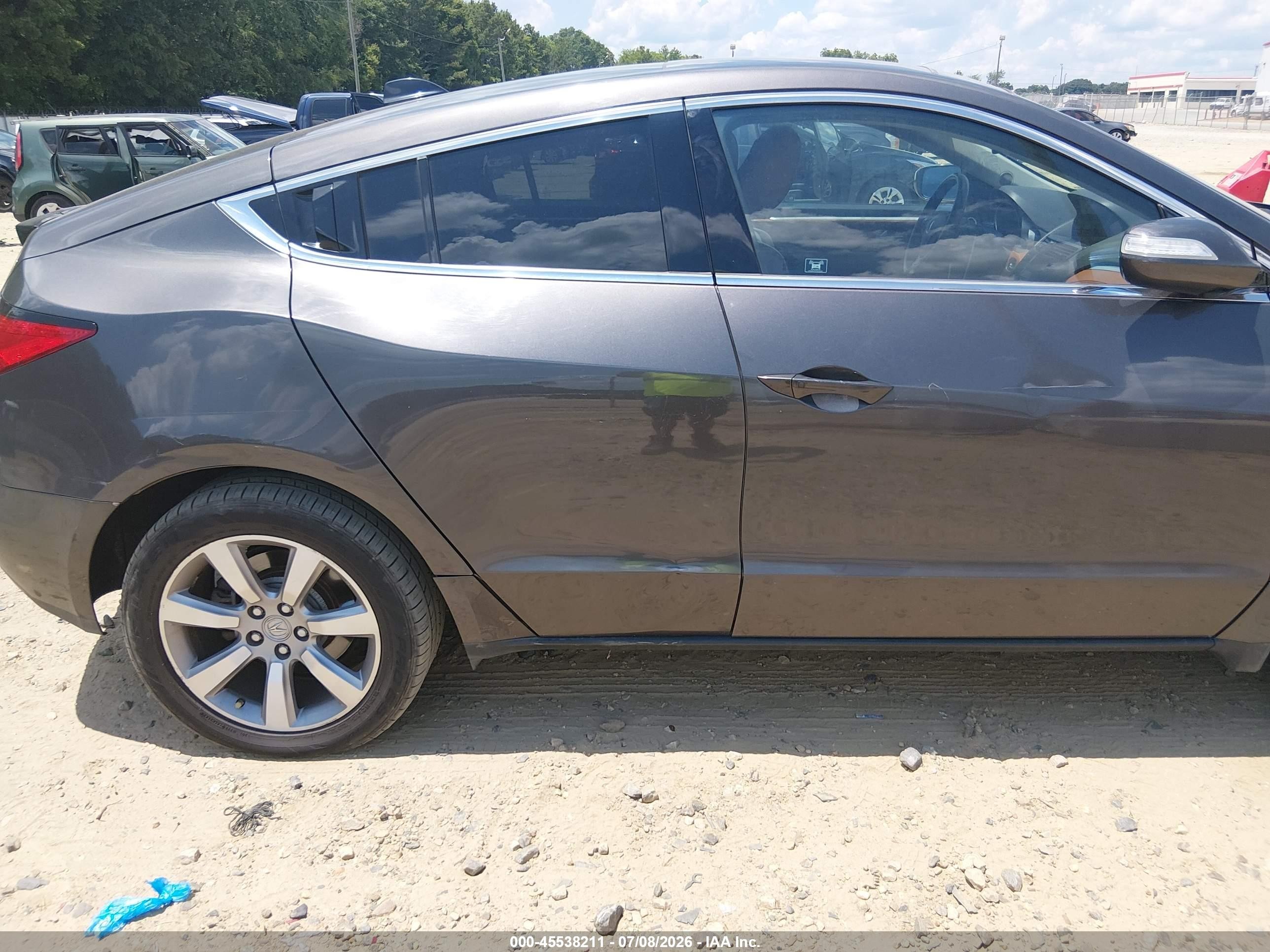 2012 Acura Zdx Gray vin: 2HNYB1H46CH500085