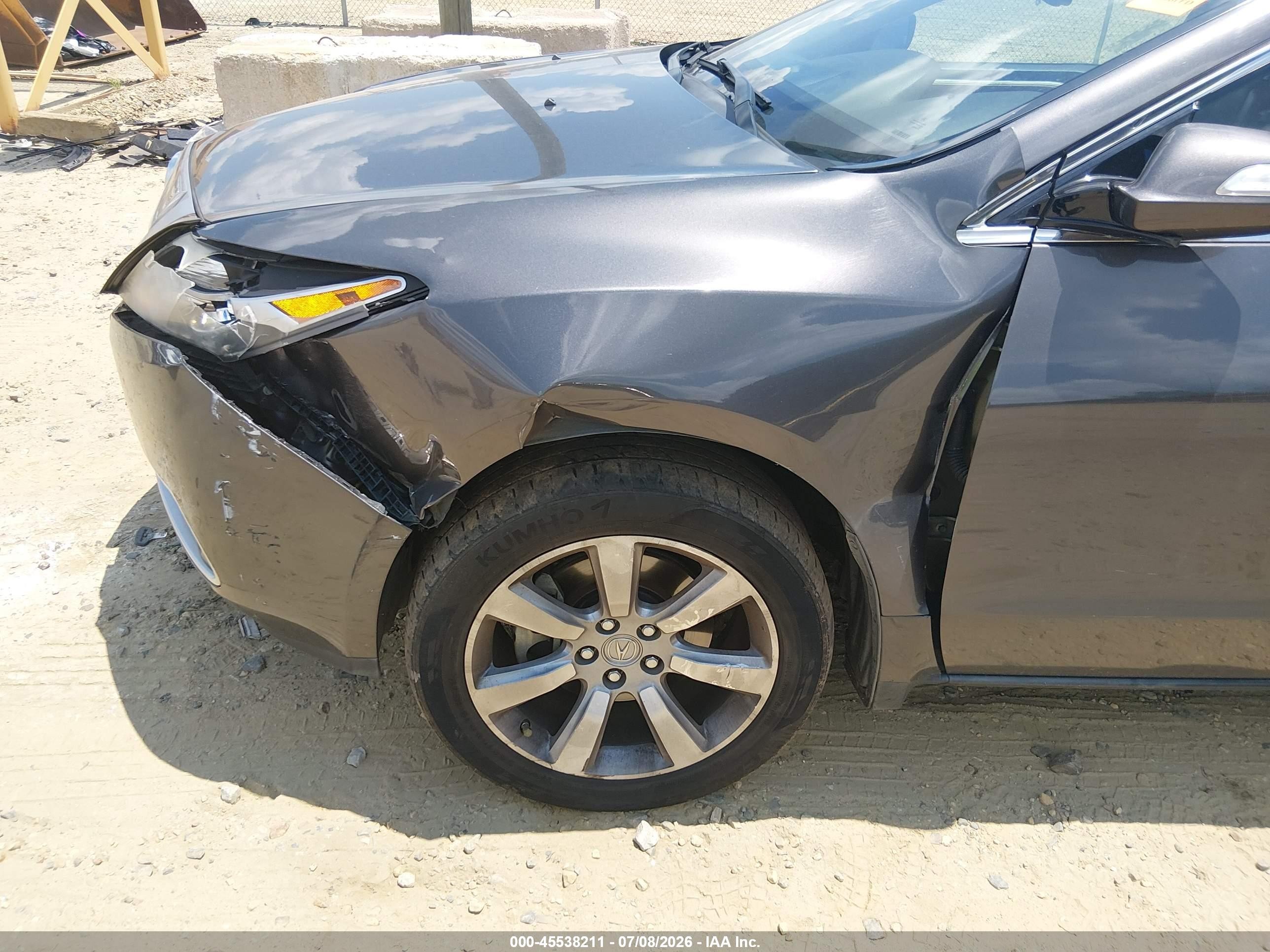 2012 Acura Zdx Gray vin: 2HNYB1H46CH500085