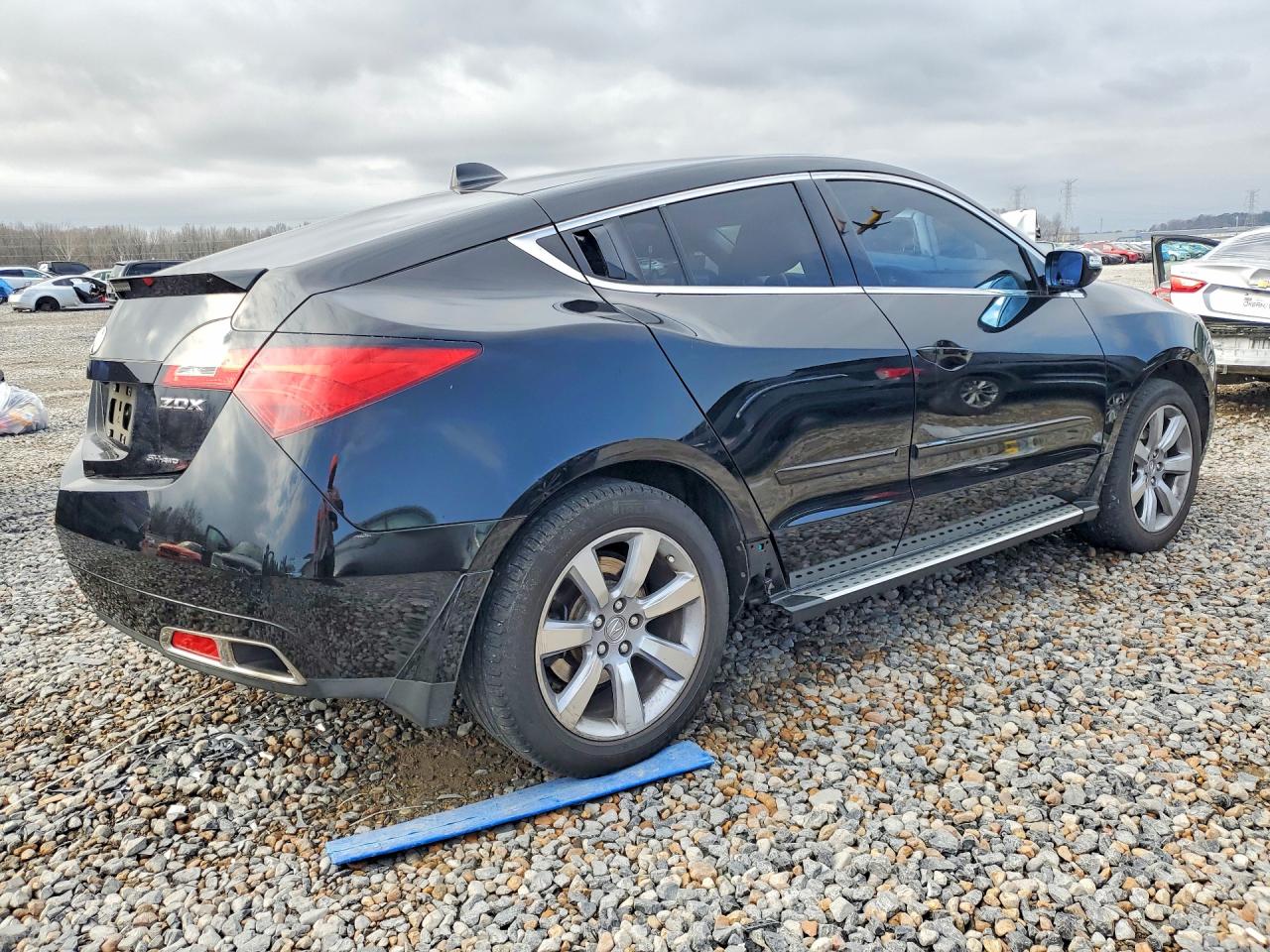 2012 Acura Zdx Technology Black vin: 2HNYB1H47CH500192