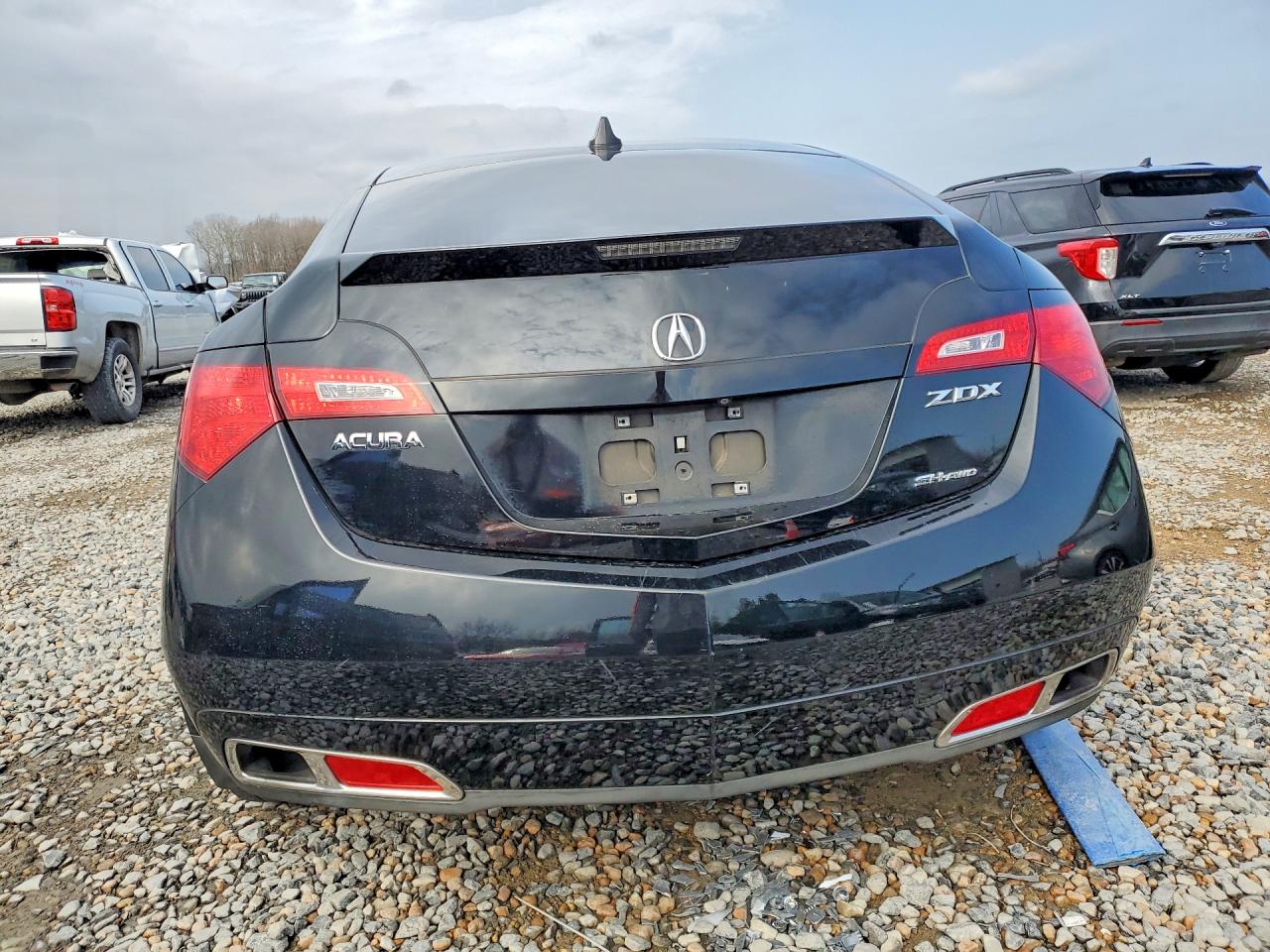 2012 Acura Zdx Technology Black vin: 2HNYB1H47CH500192