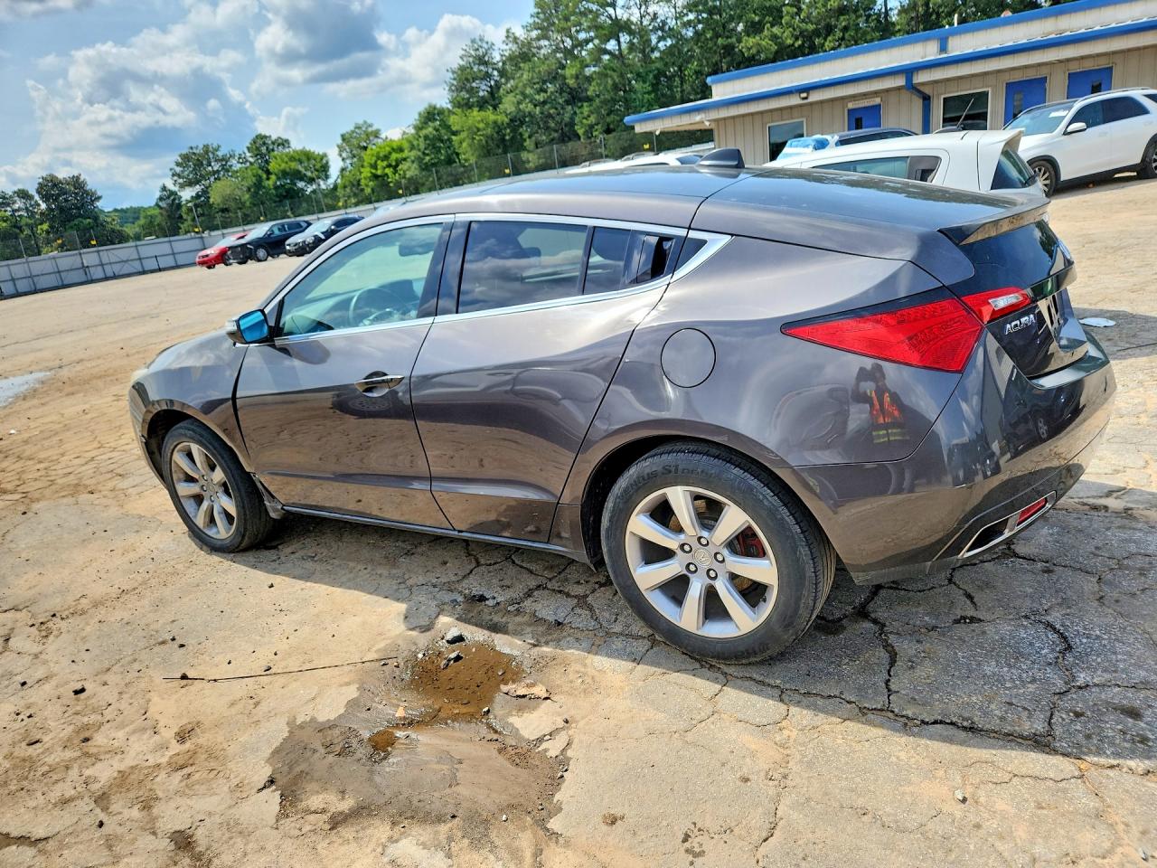 2010 Acura Zdx Technology Gray vin: 2HNYB1H4XAH502032