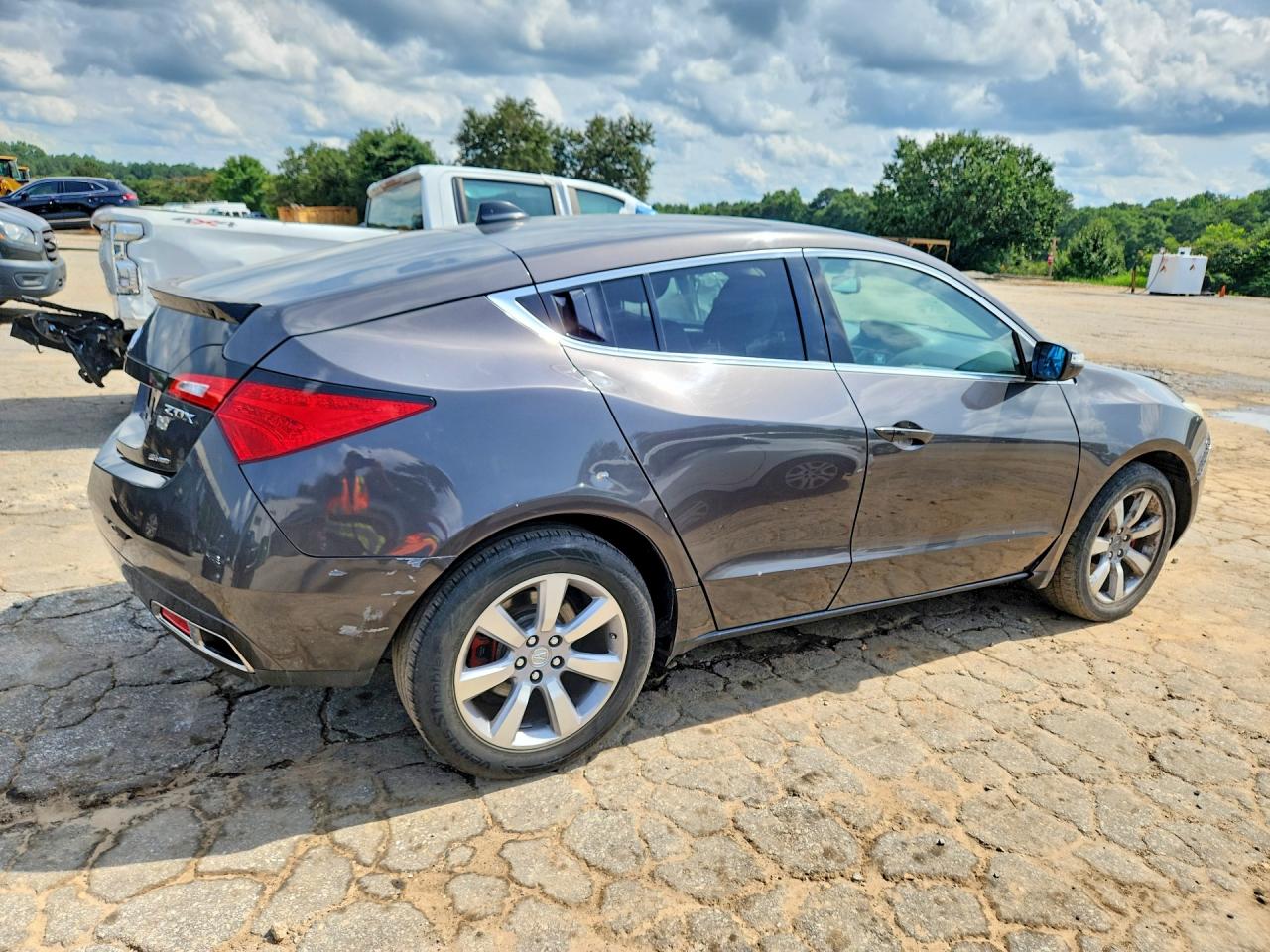 2010 Acura Zdx Technology Gray vin: 2HNYB1H4XAH502032