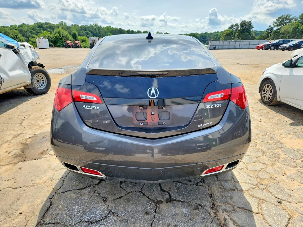 2010 Acura Zdx Technology Gray vin: 2HNYB1H4XAH502032