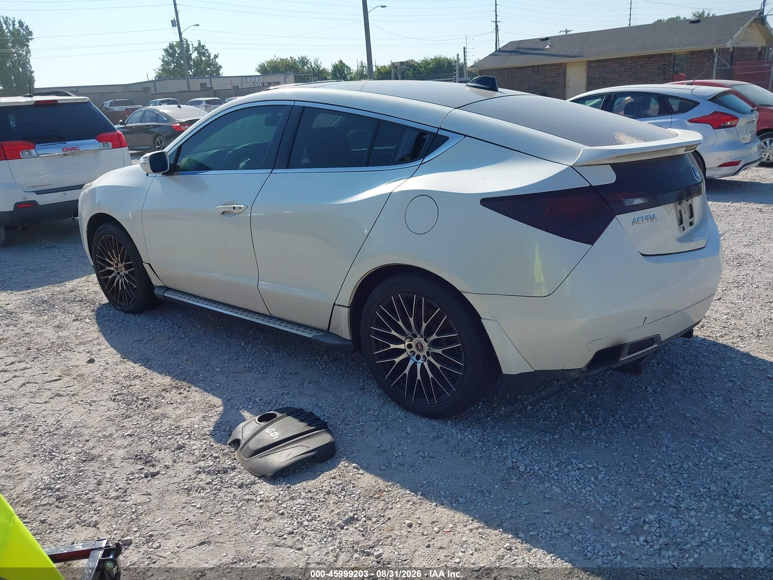 2010 Acura Zdx White vin: 2HNYB1H69AH501097