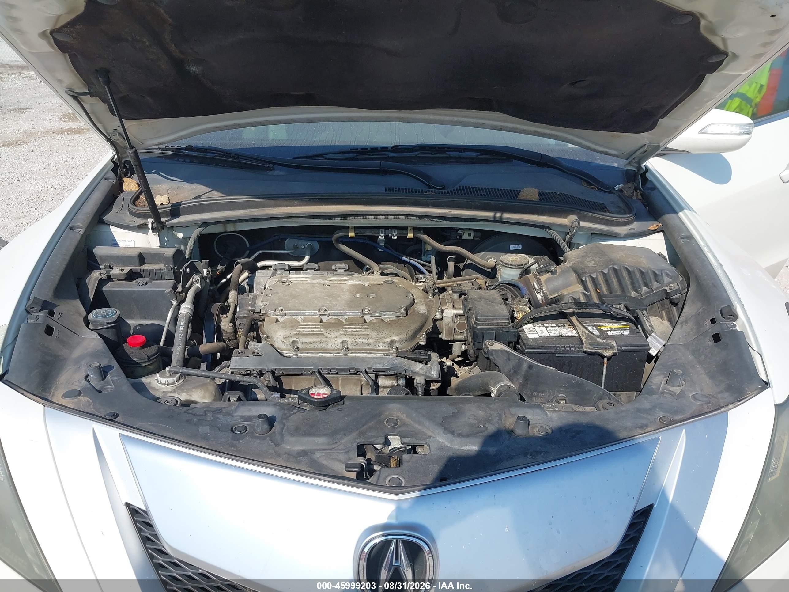 2010 Acura Zdx White vin: 2HNYB1H69AH501097