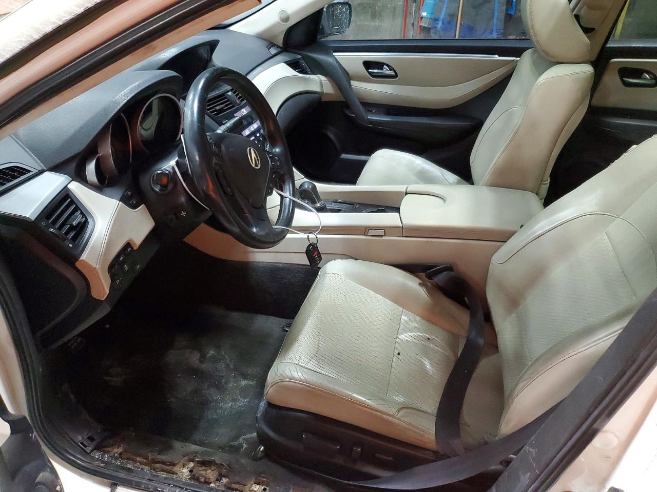2013 Acura Zdx White vin: 2HNYB1H69DH500360
