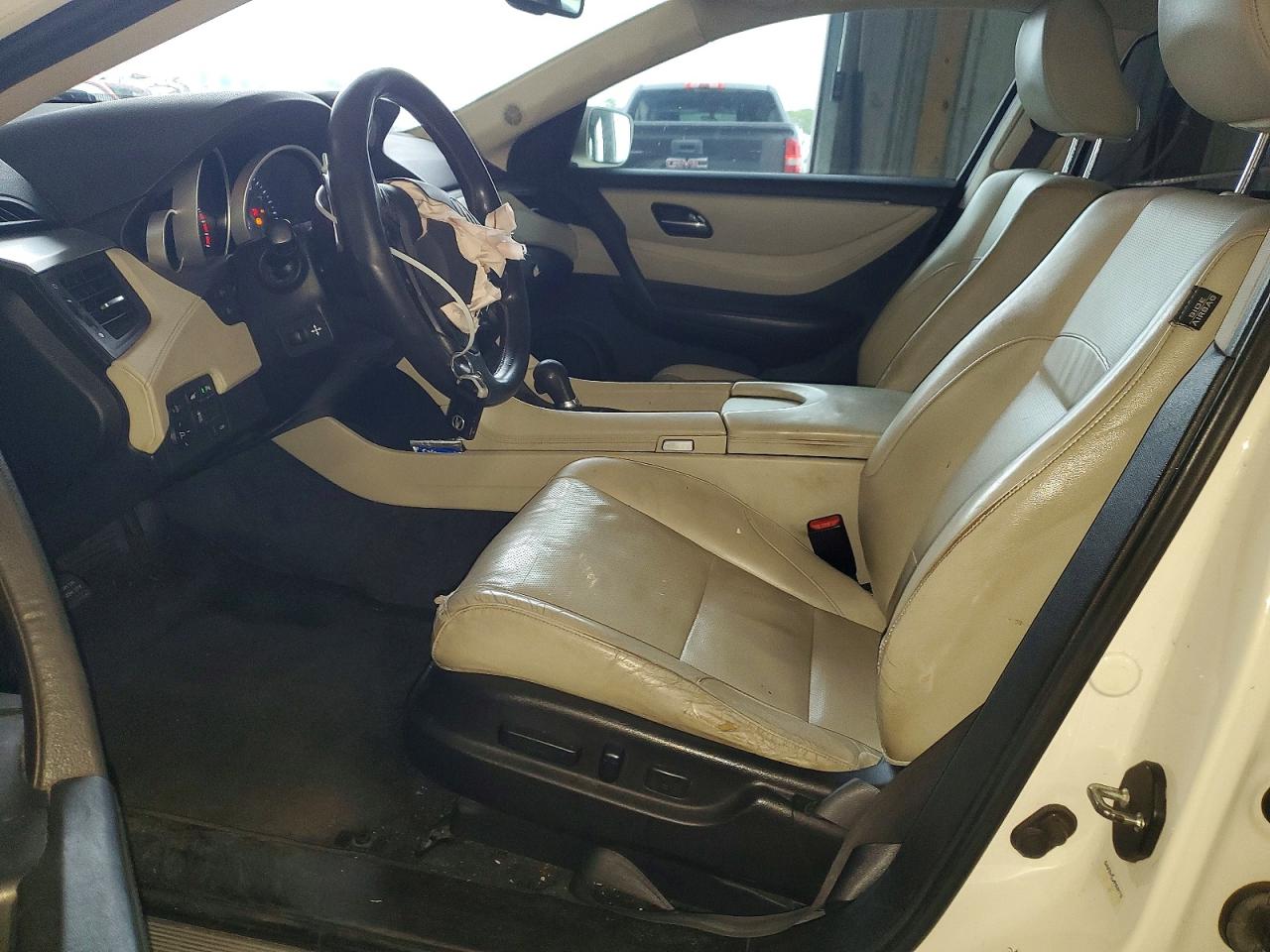 2013 Acura Zdx White vin: 2HNYB1H6XDH500349