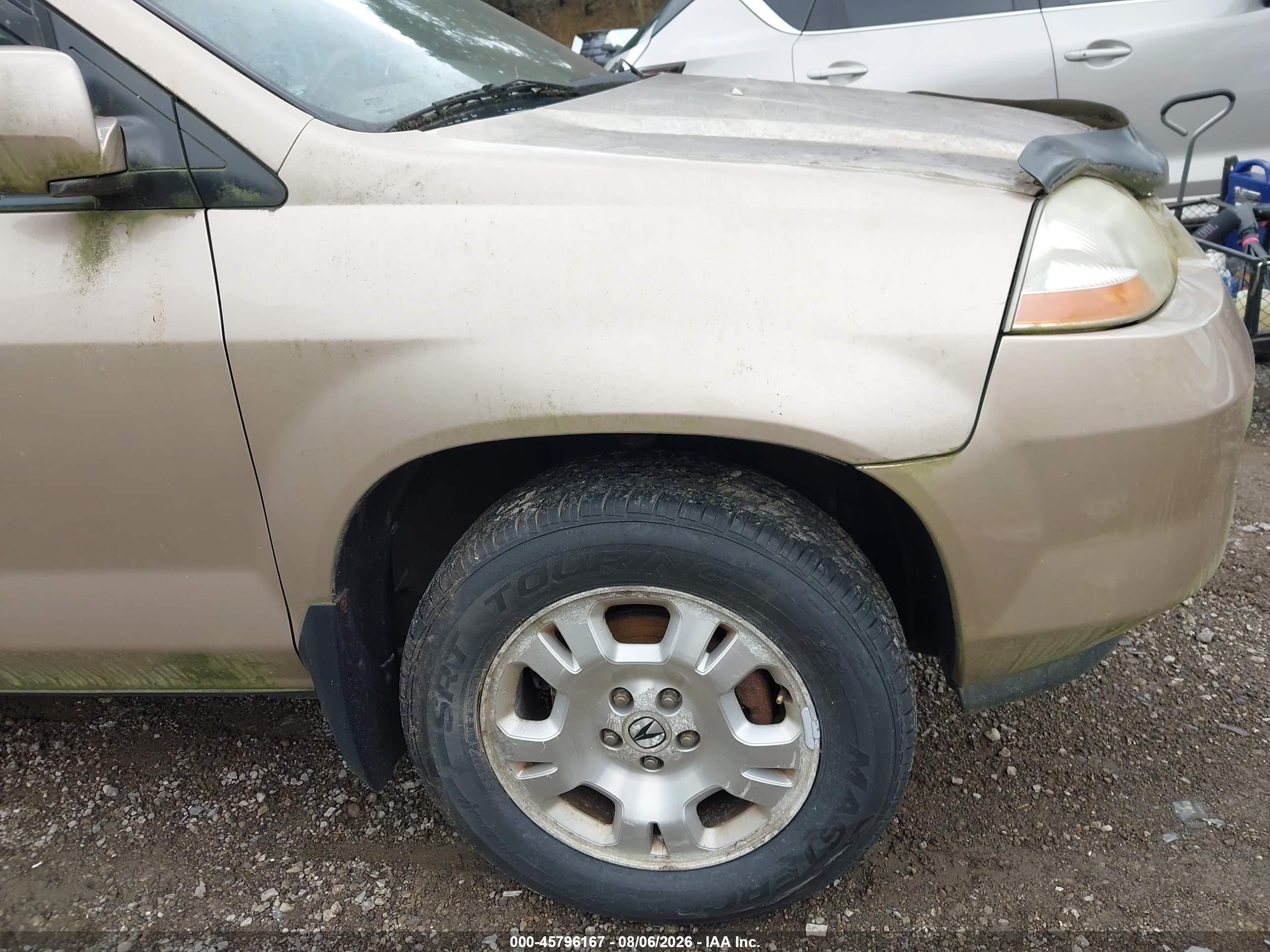 2002 Acura Mdx   Gold vin: 2HNYD18202H514264