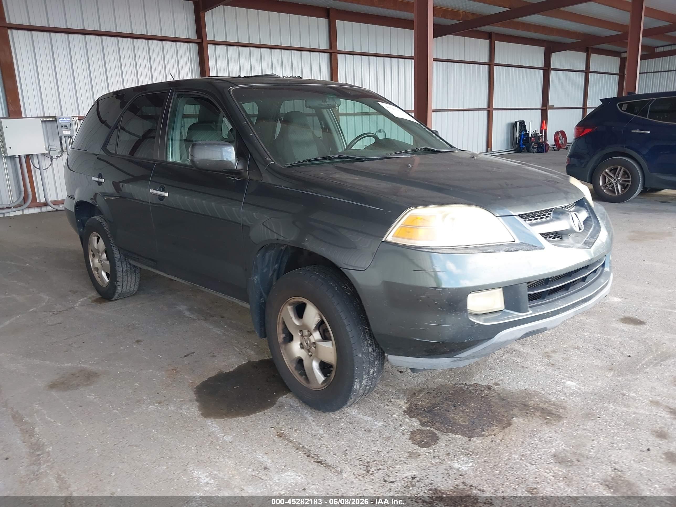 2004 Acura Mdx   Gray vin: 2HNYD18204H537112