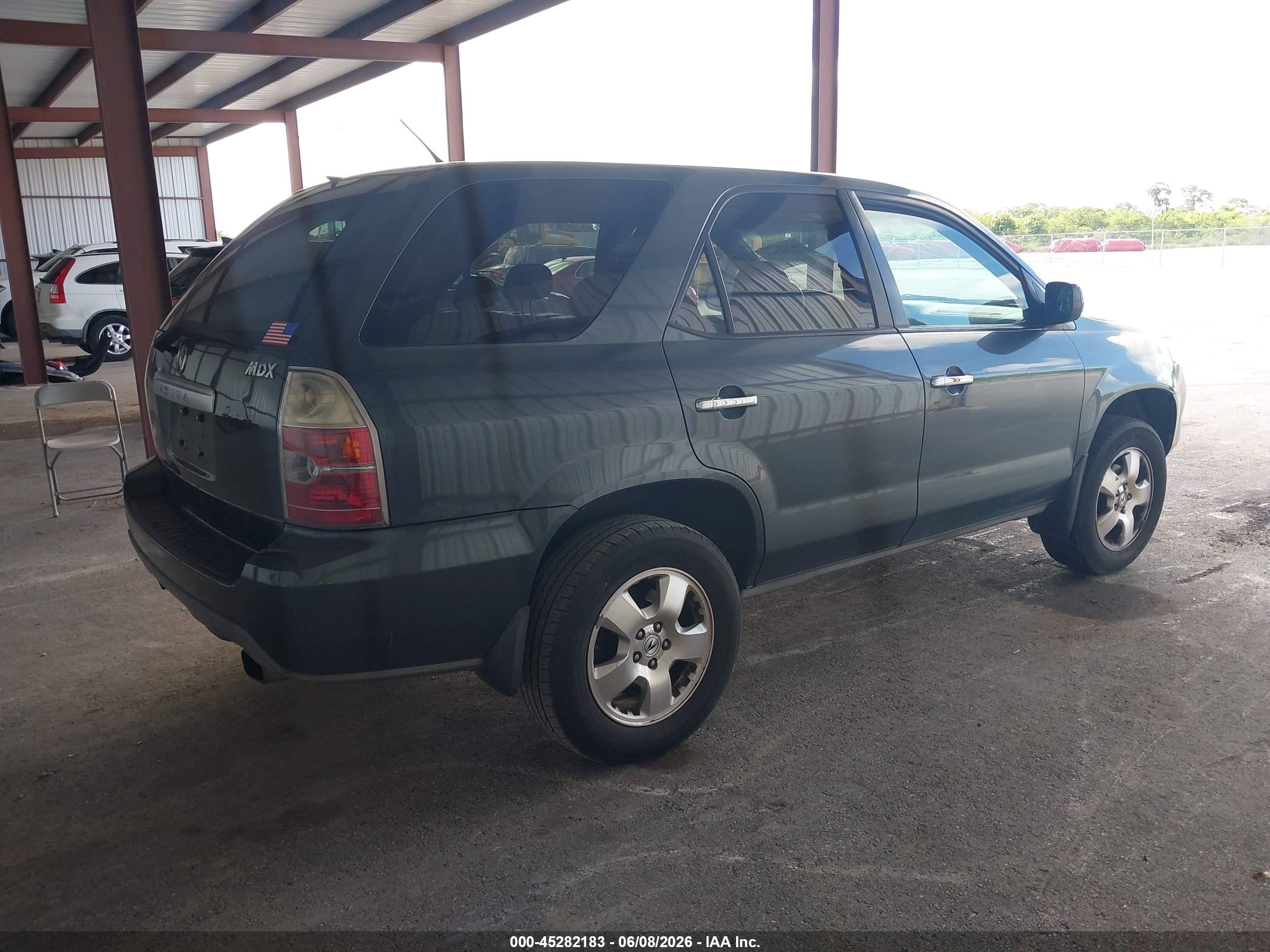 2004 Acura Mdx   Gray vin: 2HNYD18204H537112