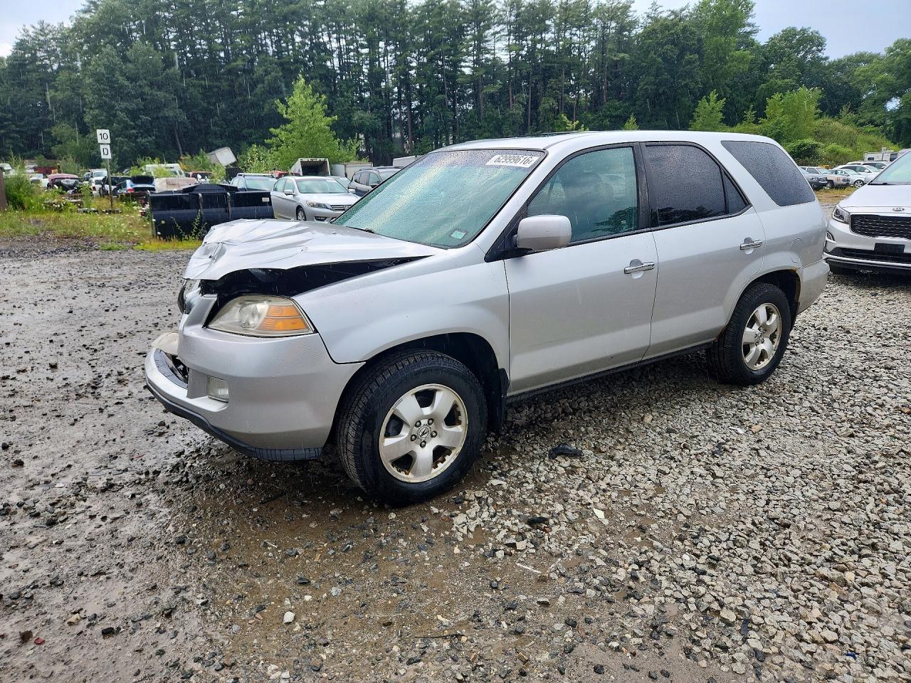 2005 Acura Mdx Gray vin: 2HNYD18205H516553
