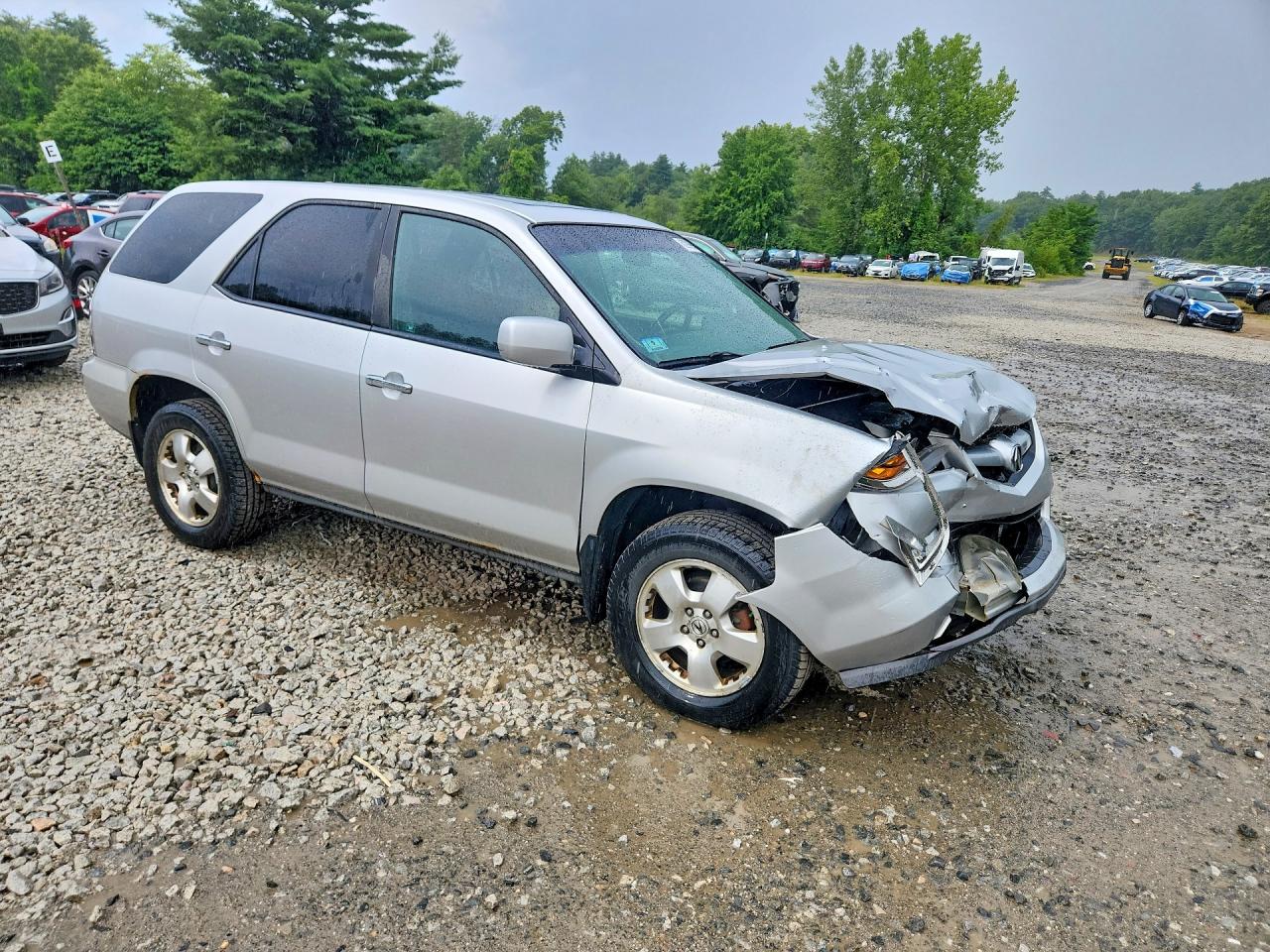 2005 Acura Mdx Gray vin: 2HNYD18205H516553