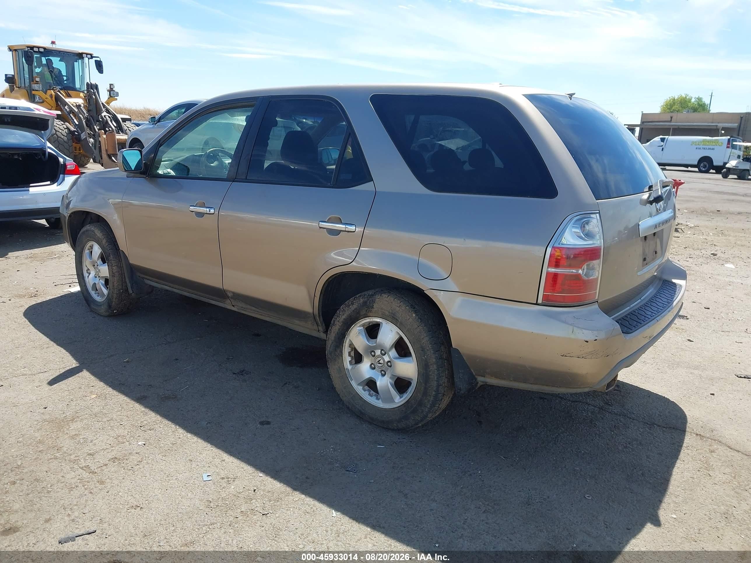 2006 Acura Mdx   Золотой vin: 2HNYD18206H527960