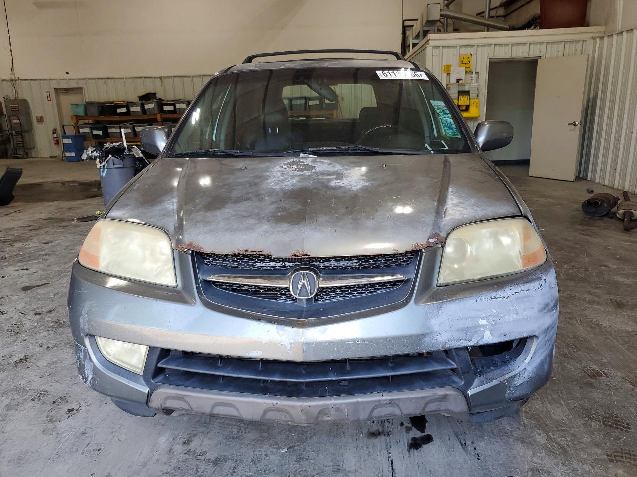 2001 Acura Mdx Gray vin: 2HNYD18211H537356
