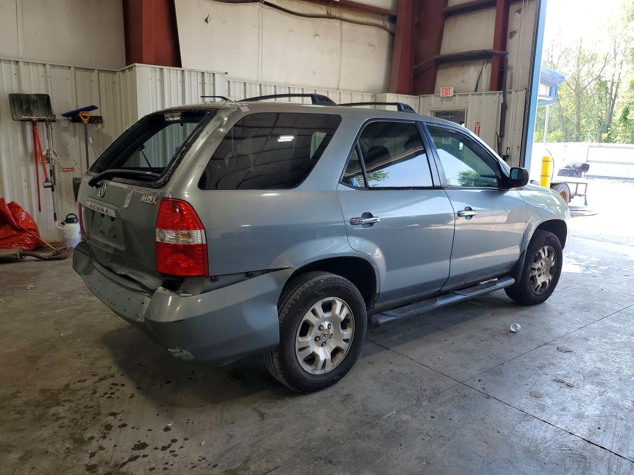 2001 Acura Mdx Gray vin: 2HNYD18211H537356