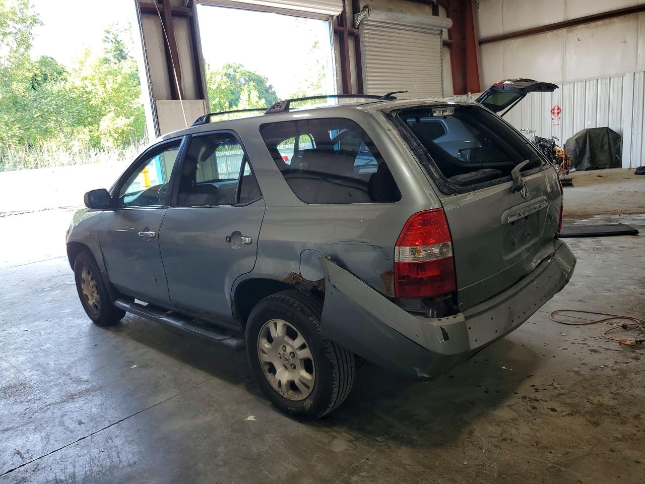 2001 Acura Mdx Gray vin: 2HNYD18211H537356