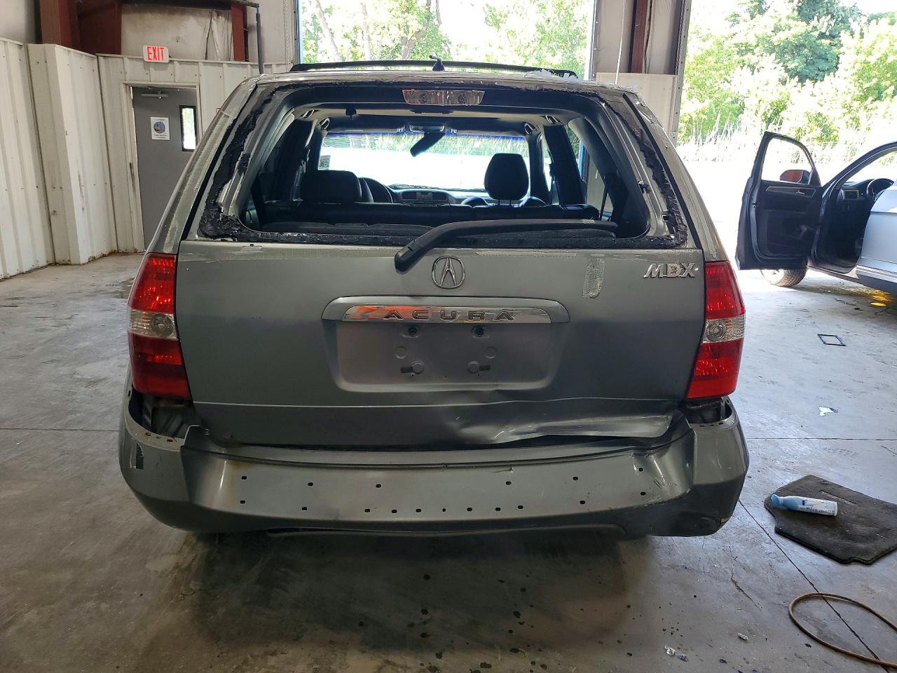 2001 Acura Mdx Gray vin: 2HNYD18211H537356