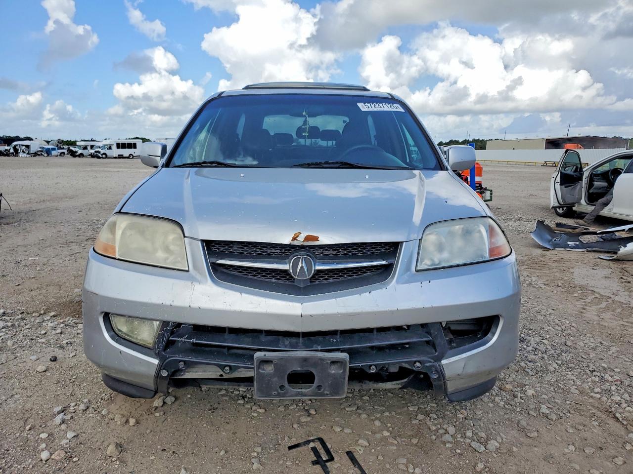 2002 Acura Mdx Silver vin: 2HNYD18222H534676