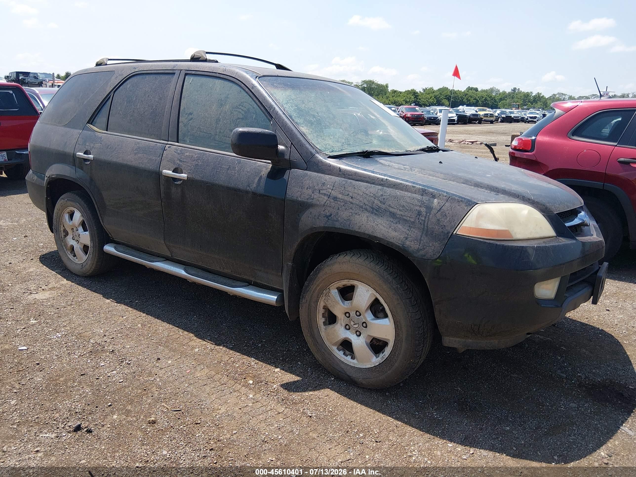 2003 Acura Mdx   Black vin: 2HNYD18233H541573