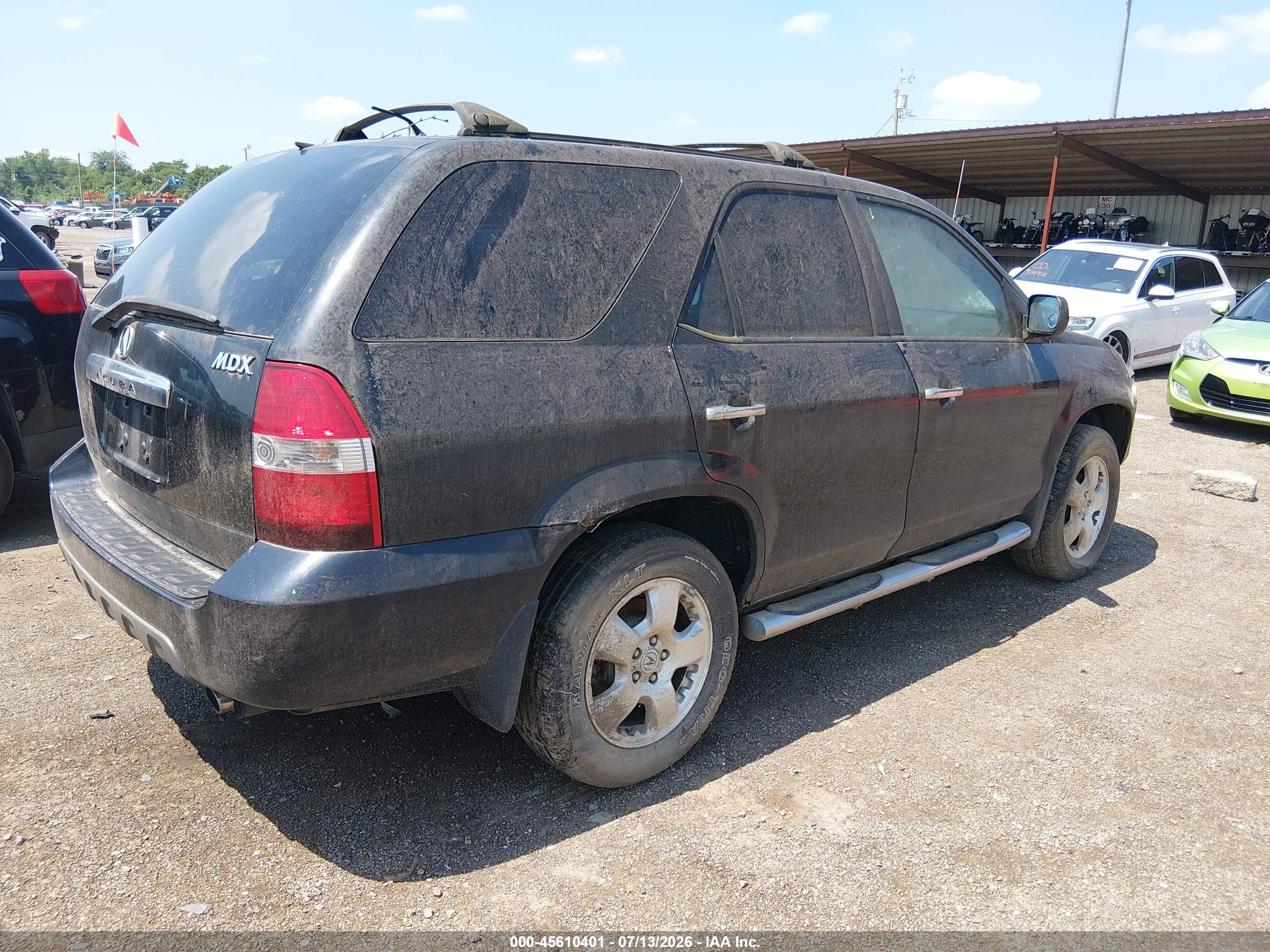 2003 Acura Mdx   Black vin: 2HNYD18233H541573
