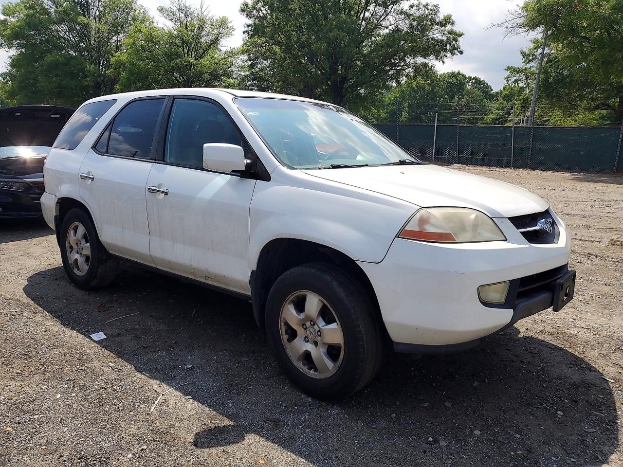 2003 Acura Mdx A-spec White vin: 2HNYD18233H549558