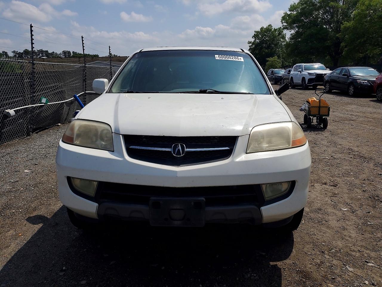 2003 Acura Mdx A-spec White vin: 2HNYD18233H549558