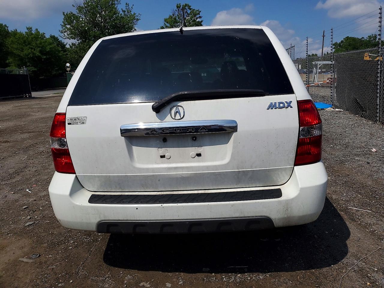 2003 Acura Mdx A-spec White vin: 2HNYD18233H549558