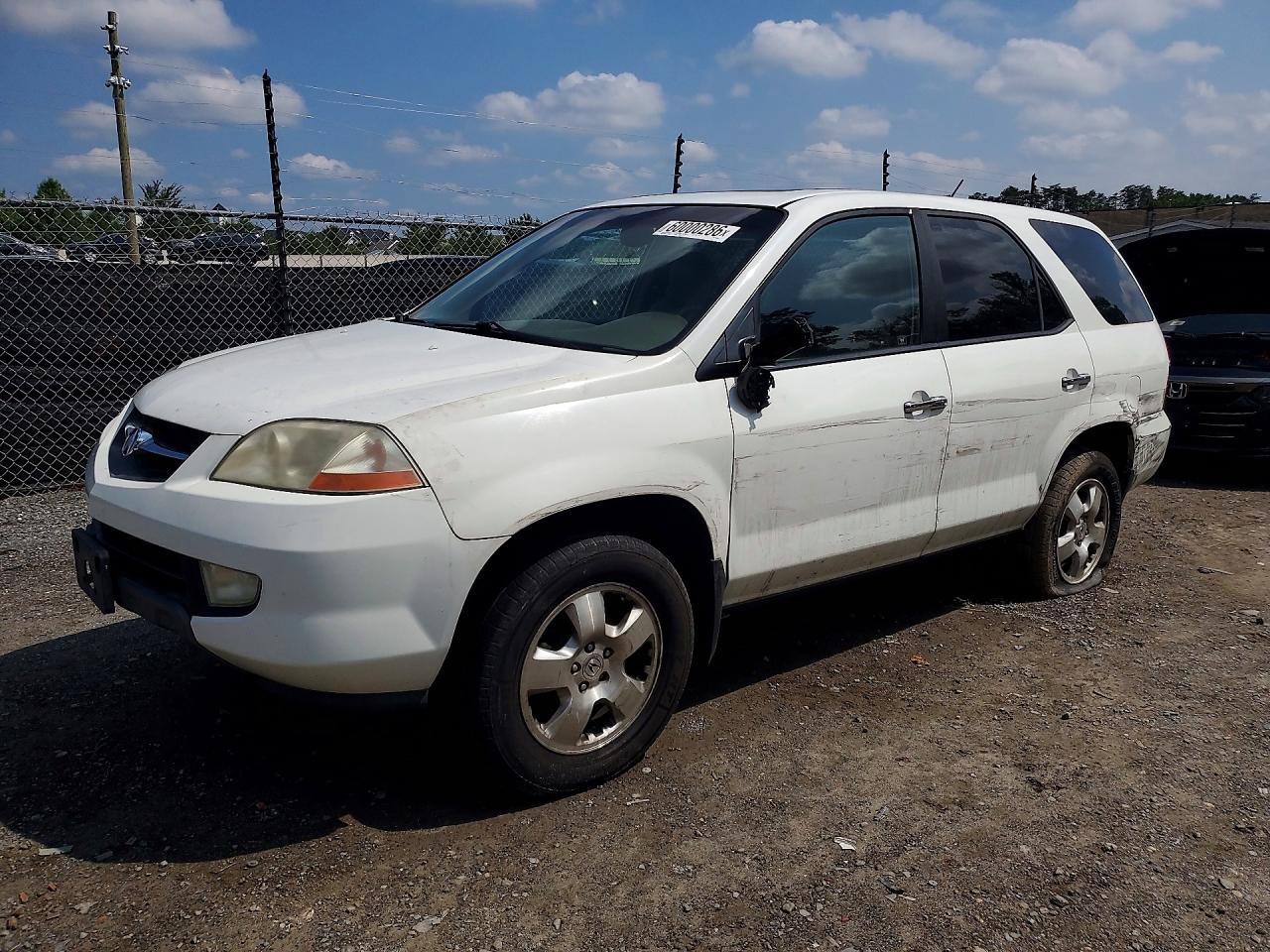 2003 Acura Mdx A-spec White vin: 2HNYD18233H549558