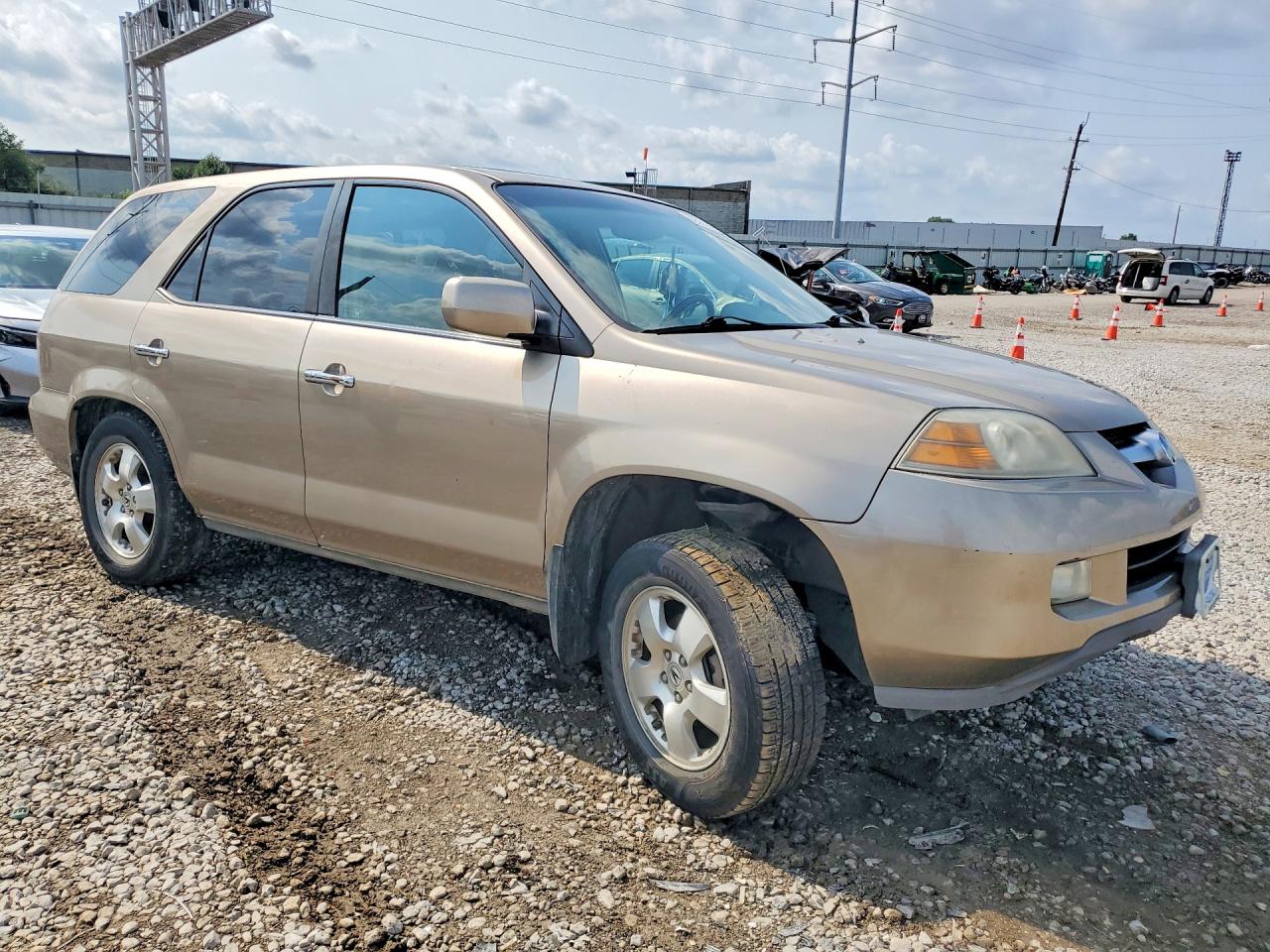 2005 Acura Mdx Tan vin: 2HNYD18235H532875